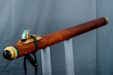 Honduran Rosewood Native American Flute, Minor, Bass G-3, #J33H (1)